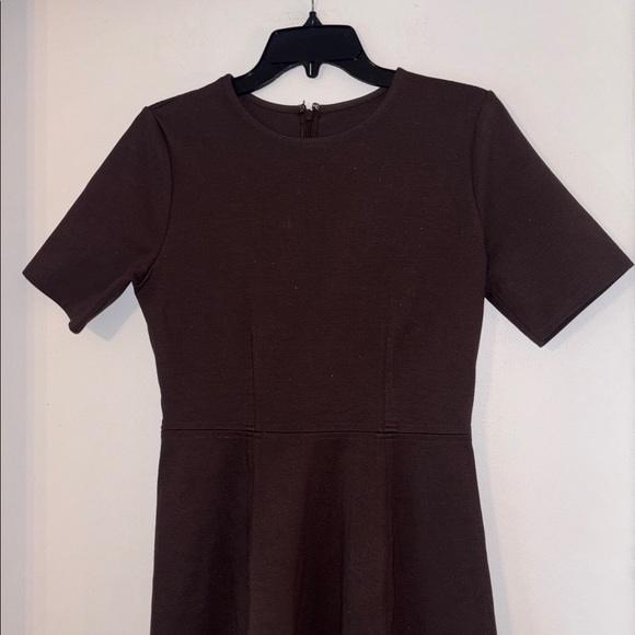 Everlane Chocolate Brown Midi Dress - Picture 3 of 7